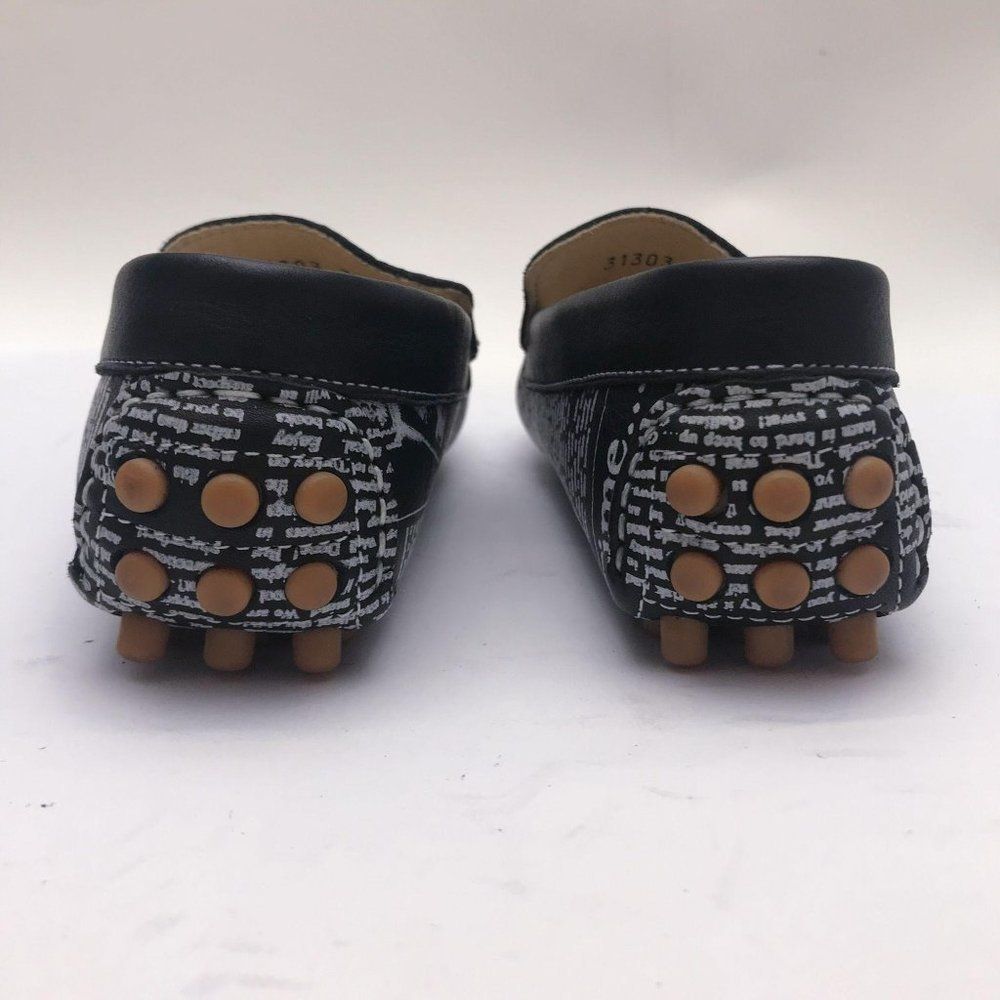 NEW Dior by John Galliano Newspaper Print Driving Loafers Size 3.5 US, 3… - Picture 6 of 16
